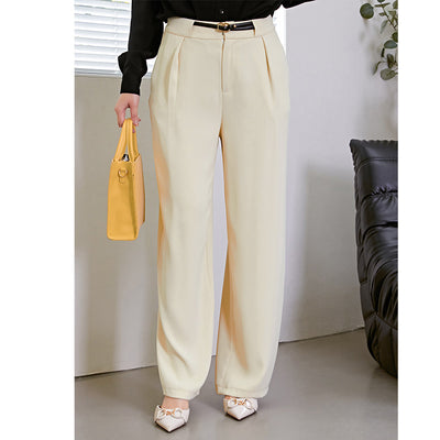 Pantalones Rectos Cintura Alta para Mujer - Diseño Ejecutivo Versátil - Image 11