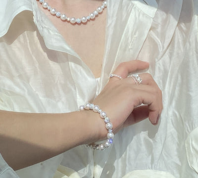 Pulsera de Perlas Checa con Diamantes Shijia - Image 8