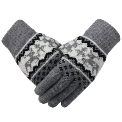 Guantes de Ciclismo para Mujer en Lana Tejida - Abrigo Cálido - Image 9