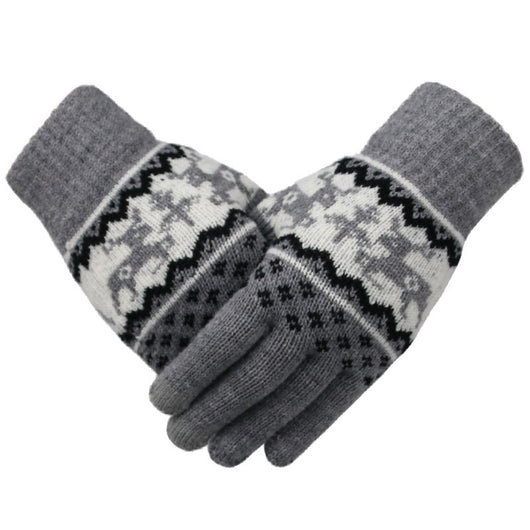 Guantes de Ciclismo para Mujer en Lana Tejida - Abrigo Cálido - Image 9