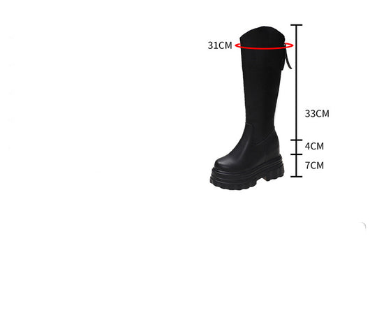 Botas Ajustadas Hasta la Rodilla Estilo Coreano para Mujer - Image 7
