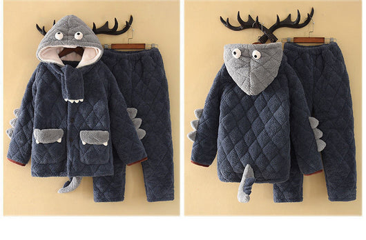 Pijama Acolchado de Tres Capas para Niños - Image 32