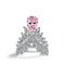 RingFeather Crown Premium High Carbon Ring Rosado 5