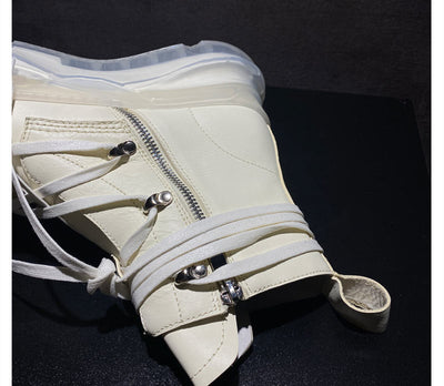 Botas Altas de Cuero Genuino con Plataforma para Hombre - Image 14