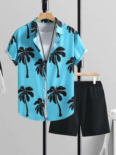 Conjunto de Verano para Hombre: Camisa y Pantalón de Manga Corta - Image 10