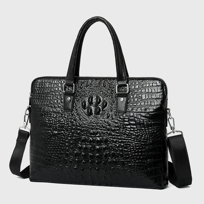 Maletín Ejecutivo para Hombre con Patrón Cocodrilo - Bolsa de Negocios y Computadora - Image 18
