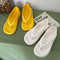 Chanclas de Verano para Mujer con Suela Gruesa y Colores Sólidos