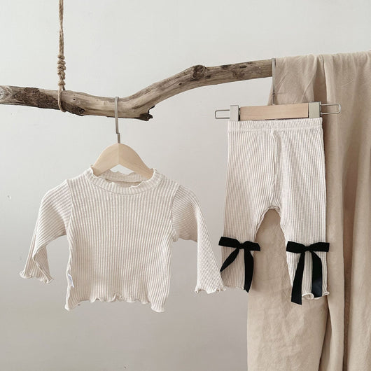 Conjunto Elegante a Rayas para Bebé - Unisex - Image 9