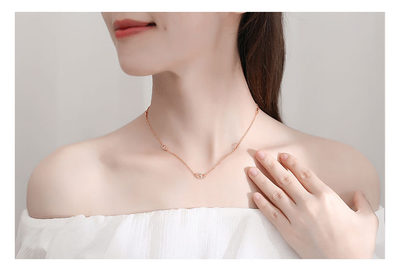 Collar Minimalista de Diseño Exclusivo Inspiración Asiática para Mujer - Image 4