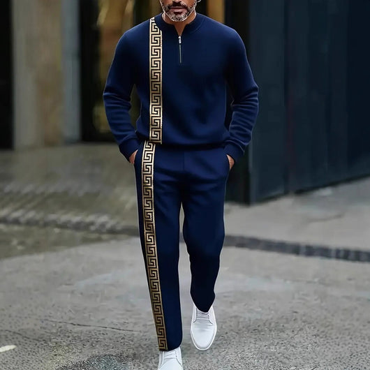 Conjunto Deportivo Casual con Polo Manga Larga y Pantalón - Image 4