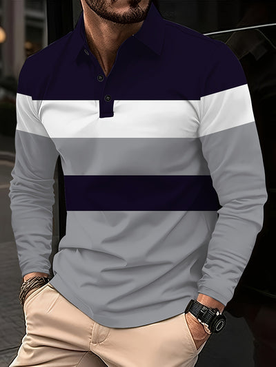 Camisa Casual Slim Fit con Estampado 3D y Cuello Solapa - Image 13