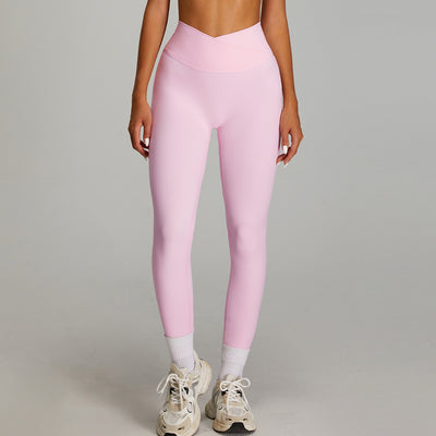 Pantalones Deportivos Cintura Alta Efecto Desnudo Mujer - Secado Rápido y Ajuste Perfecto - Image 4