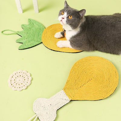 Rascador de Cuerda Sisal con Protección Antiderrames
