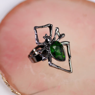 Anillo Araña Retro con Cristales Incrustados - Diseño Gótico Creativo - Image 6