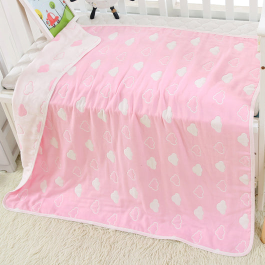Manta de Baño Infantil 110x110cm - Gasa 6 Capas 100% Algodón Puro - Image 4