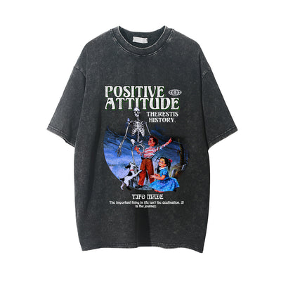 Playera Estampada con Calavera para Hombre - Image 6