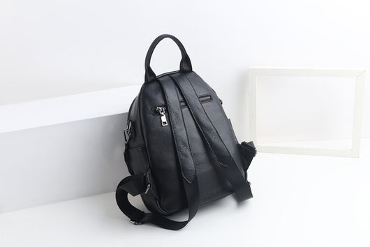 Mochila de Cuero Compacta Multiusos con Compartimento Perfumado - Image 15