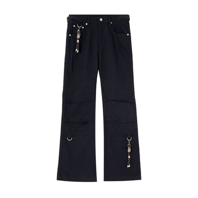 Pantalones Khaki Plisados de Corte Recto Cómodos y Versátiles - Image 4