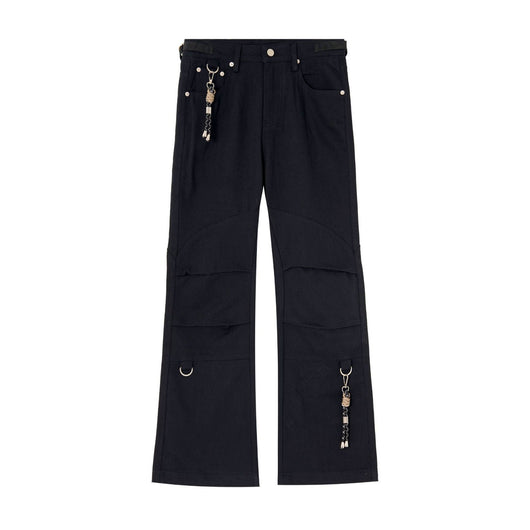 Pantalones Khaki Plisados de Corte Recto Cómodos y Versátiles - Image 4