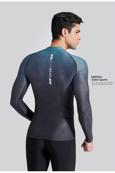 Traje de Baño Manga Larga Secado Rápido para Hombre - Image 11