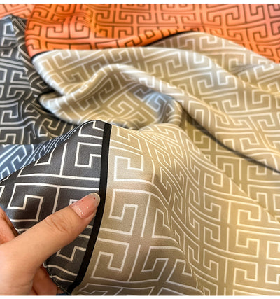 Pañuelo de Seda Elegante Protección Solar Primavera Verano para Mujer - Image 12