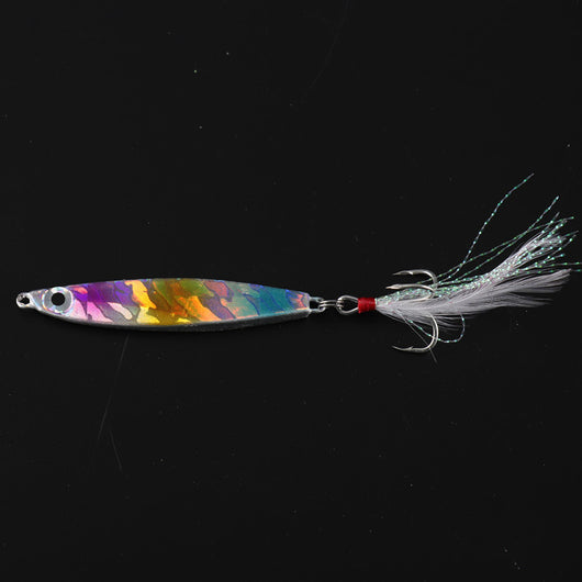 Anzuelo de Plumas con Lentejuelas - Cebo Artificial Premium - Image 4