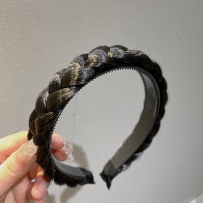 Diadema Trenzada de Tela Hecha a Mano Estilo Espiga para el Cabello - Image 13