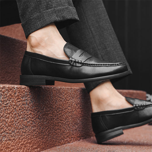 Zapatos Casuales de Cuero para Hombre con Suela Flexible - Image 9