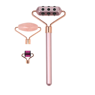 Set de Masaje Facial 3 en 1 con Cabezales Magnéticos Intercambiables - Image 36