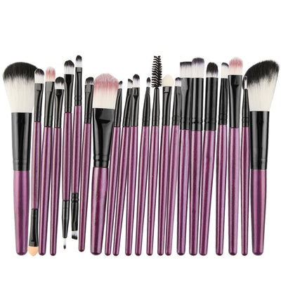 Set Profesional de Brochas de Maquillaje para Sombras y Base - Image 4