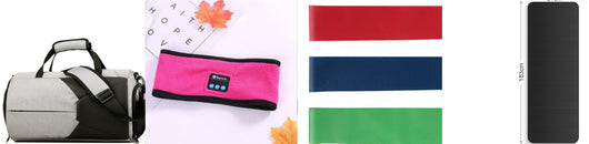 Banda Deportiva Bluetooth con Auriculares Integrados para Yoga y Fitness - Image 23