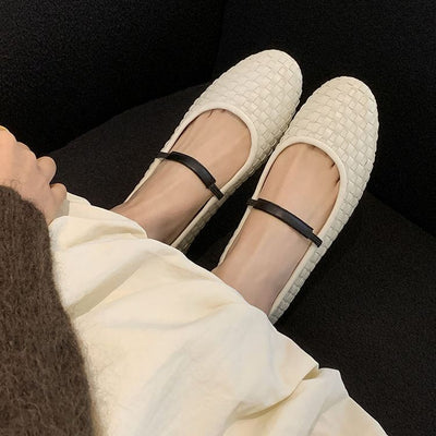 Zapatos Planos Punta Redonda para Mujer