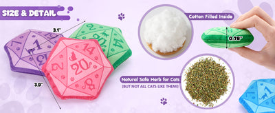 Juguete Interactivo de Catnip con Dados DND para Gatos - Regalo Mágico para Amantes de Gatos - Image 15