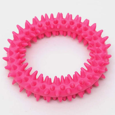 Juguete Masticable para Perros Anillo Espinado TPR - Limpieza Dental y Entrenamiento - Image 9