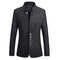 Chaqueta Cuello Alto Estilo Caballero Británico