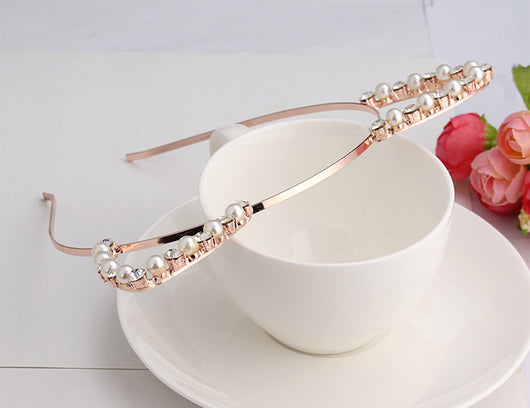 Diadema de Orejas de Gato con Perlas y Diamantes - Image 15