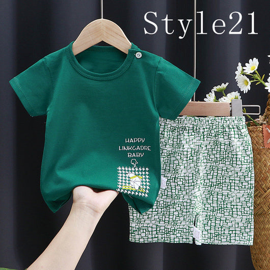 Traje Infantil de Algodón con Manga Corta - Image 12