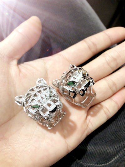 Anillo de Plata con Oro, Esmeraldas y Detalles en Verde - Image 8