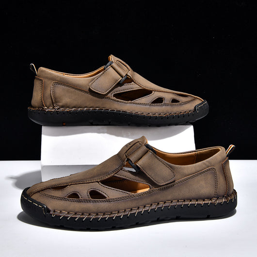 Sandalias Cerradas Tejidas a Mano para Hombre - Transpirables y Cómodas - Image 21