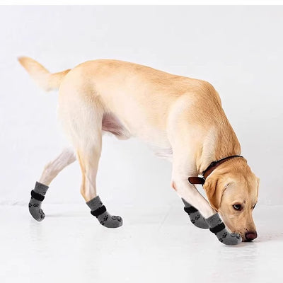 Calcetines Antideslizantes para Perros Medianos y Grandes - Botas Protectoras Silenciosas - Image 3
