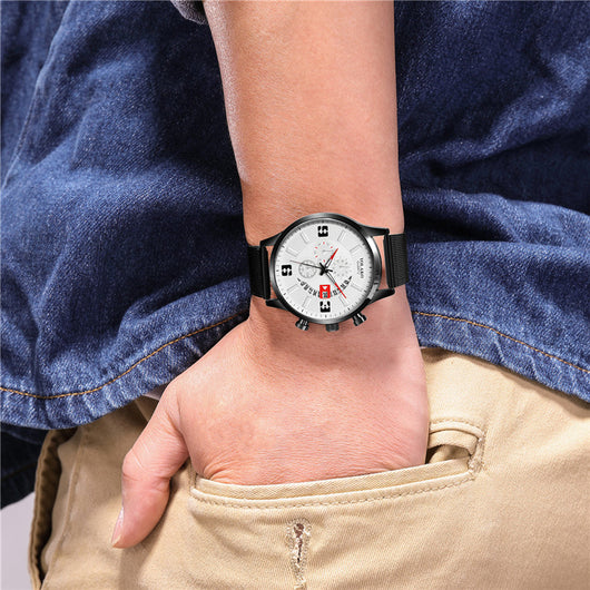 Reloj Digital para Hombre con Tres Ojos y Calendario - Image 5