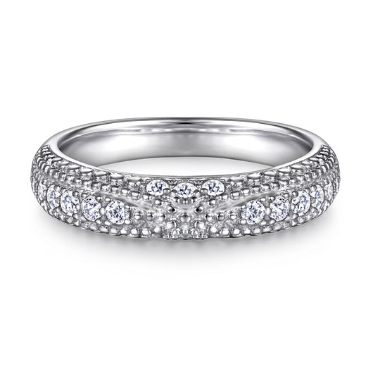 Anillo de Plata Esterlina para Pareja con Circón Brillante - Image 11