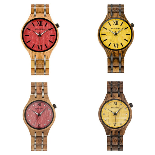 Reloj de Madera Elegante para Hombre Joven Profesional