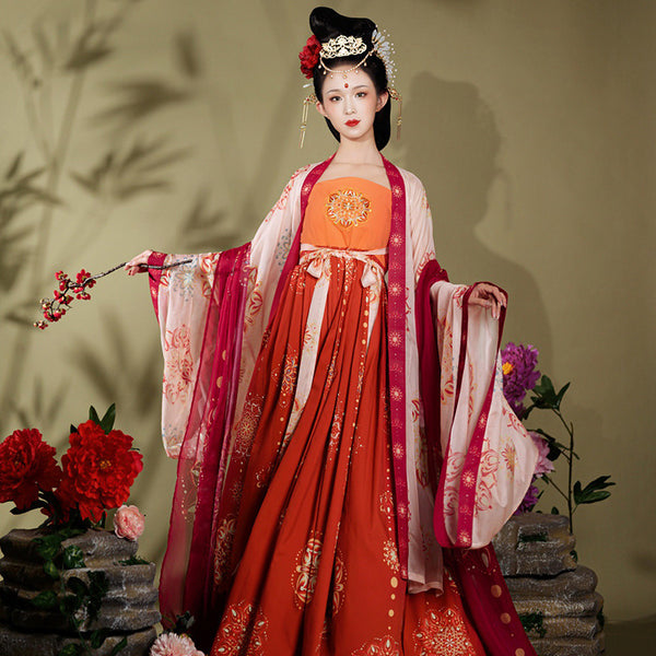 Hanfu Tradicional Willow con Efecto Niebla Luminoso - Image 5