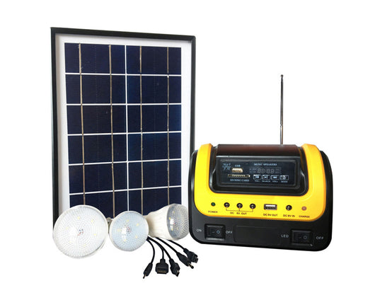 Radio Portátil Solar con Bluetooth, Lámpara LED Integrada - Image 13