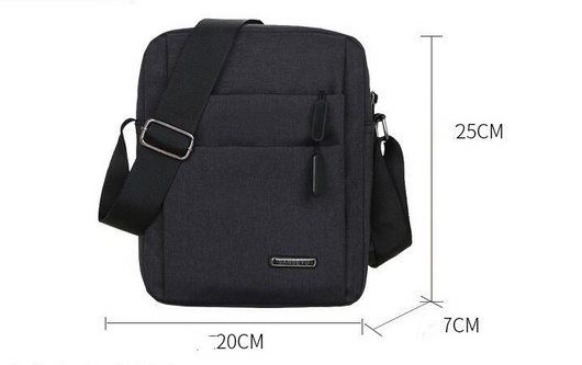 Bolsa Mensajero Oxford Casual para Hombre - Image 9