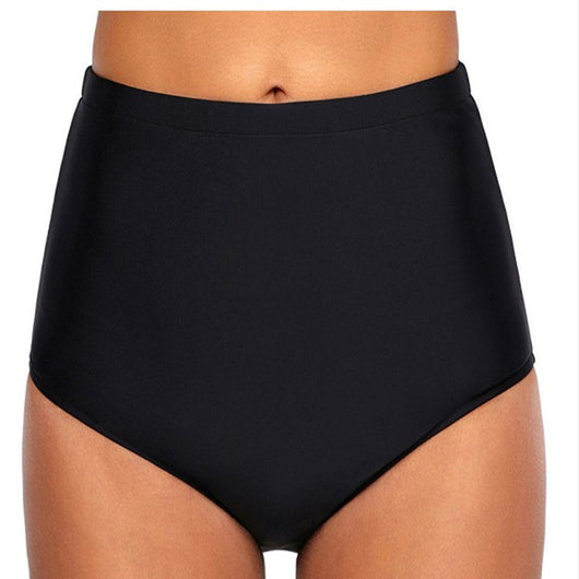Bikini Cintura Alta Liso Anti-brillo - Image 11