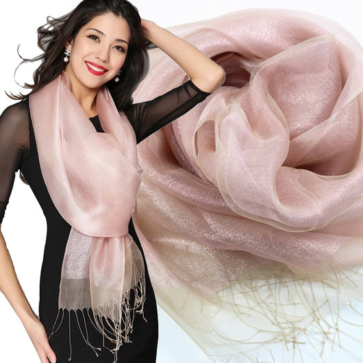Pañuelo de Seda Doble Capa Premium para Mujer - Elegancia y Sofisticación - Image 8