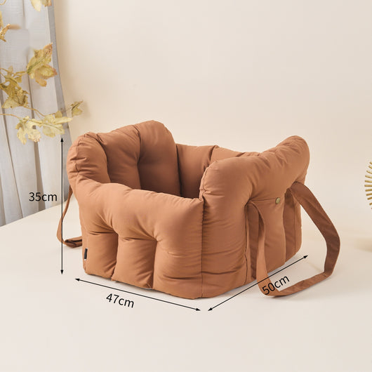 Asiento de Seguridad Portátil para Mascotas - Transportín Versátil para Auto - Image 3