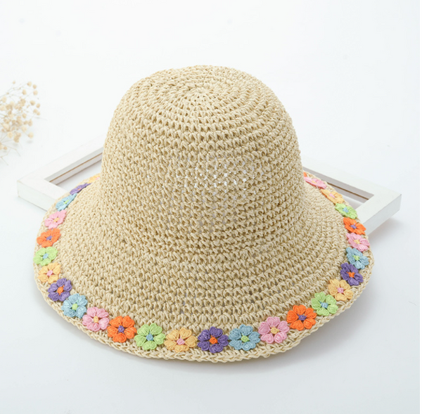 Sombrero Plegable con Flores para el Sol - Gorro Pescador Transpirable Playa - Image 6